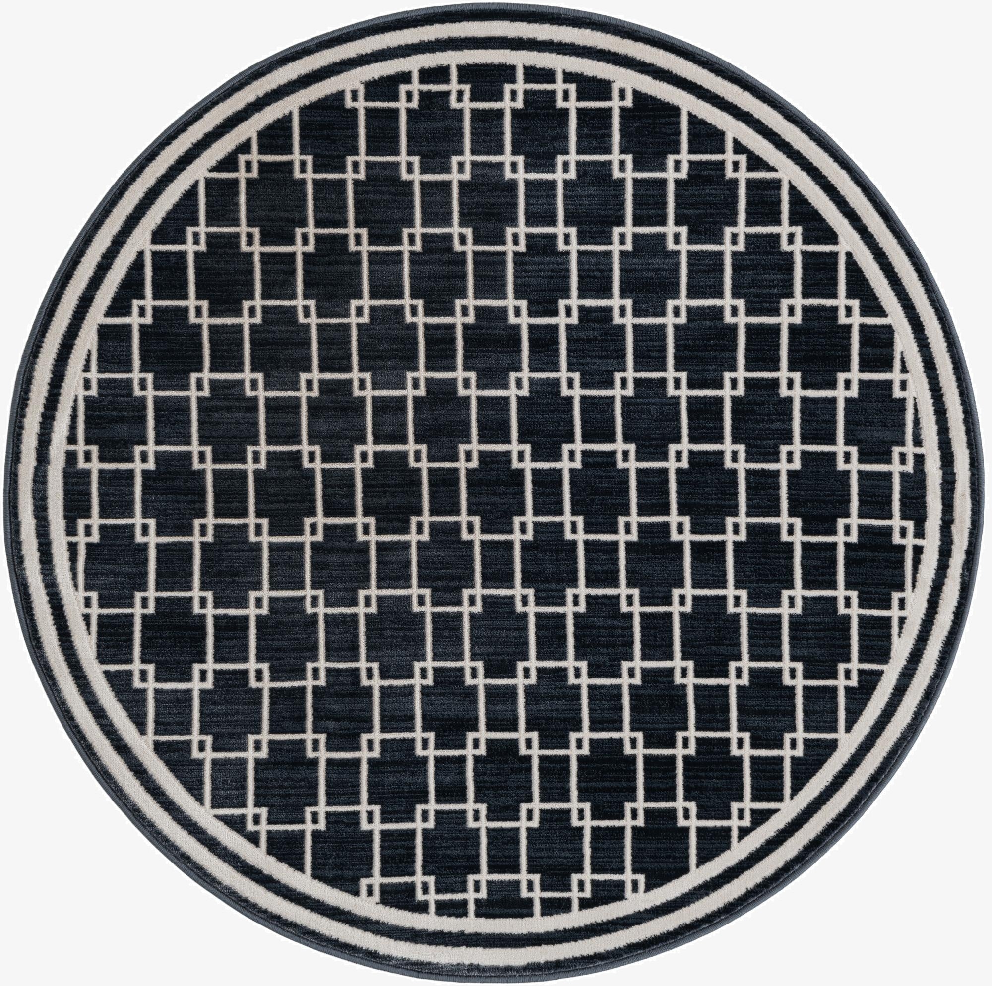 Jill Zarin 4' x 4' Metropolitan Uptown Round Rug