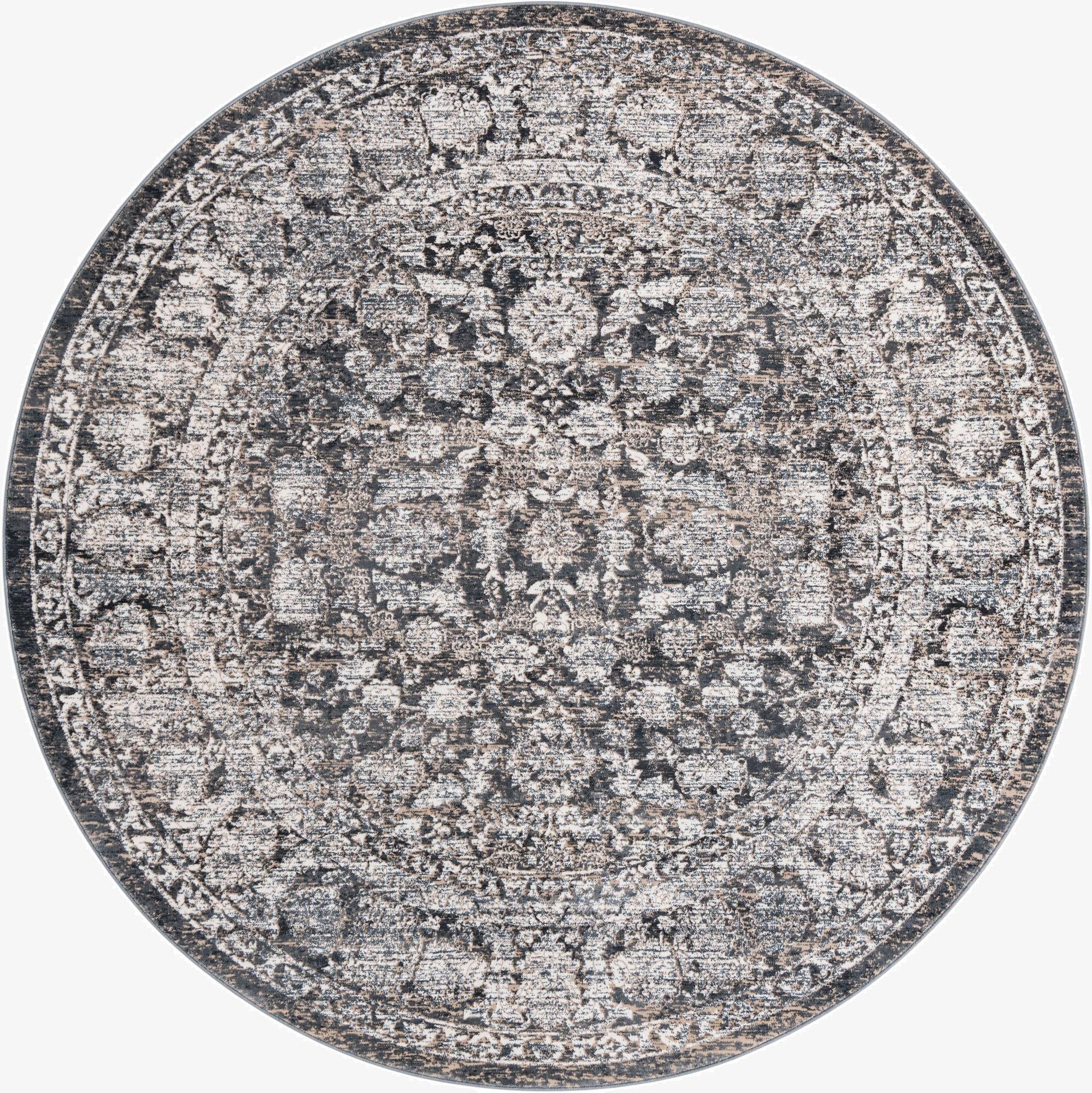 Jill Zarin 7' 10 x 7' 10 Uptown Central Park Round Rug