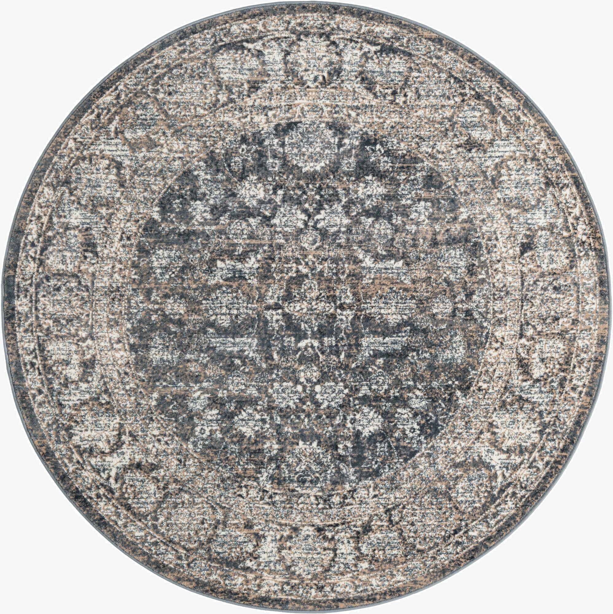 Jill Zarin 5' 3 x 5' 3 Uptown Central Park Round Rug