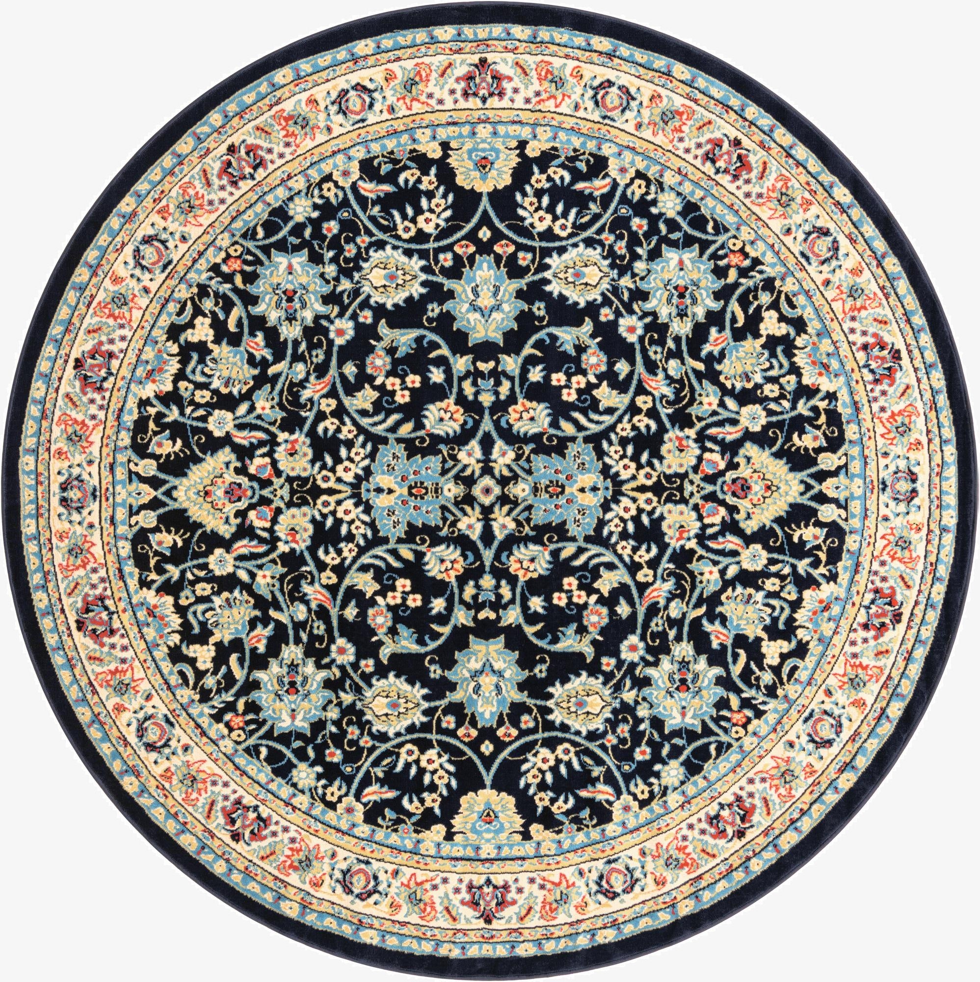  7' 10 x 7' 10 Yasmin Round Rug
