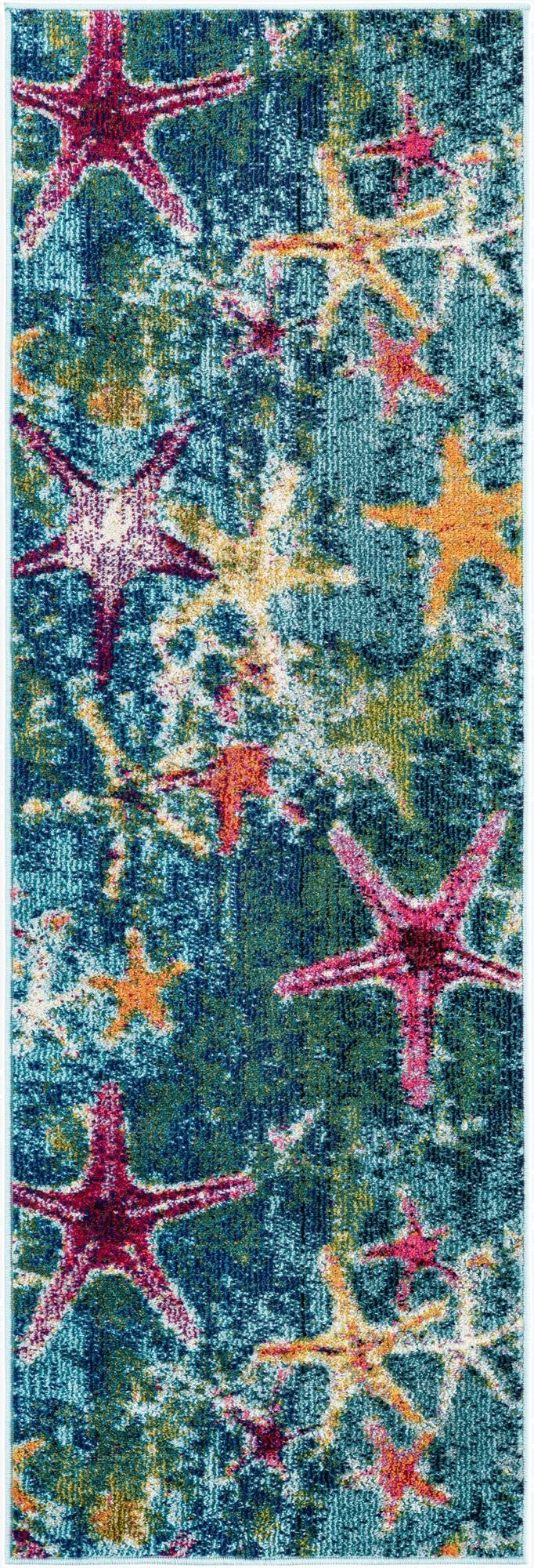 Primary image  2' x 6'  Washable Amalfi Runner Rug