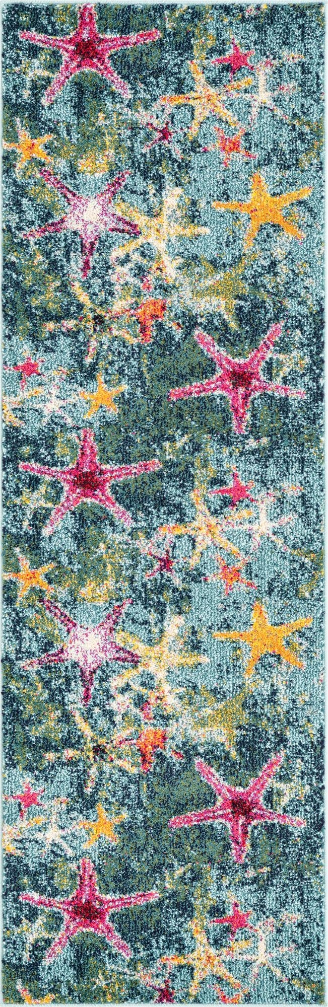  2' 2 x 6' 9  Washable Amalfi Runner Rug