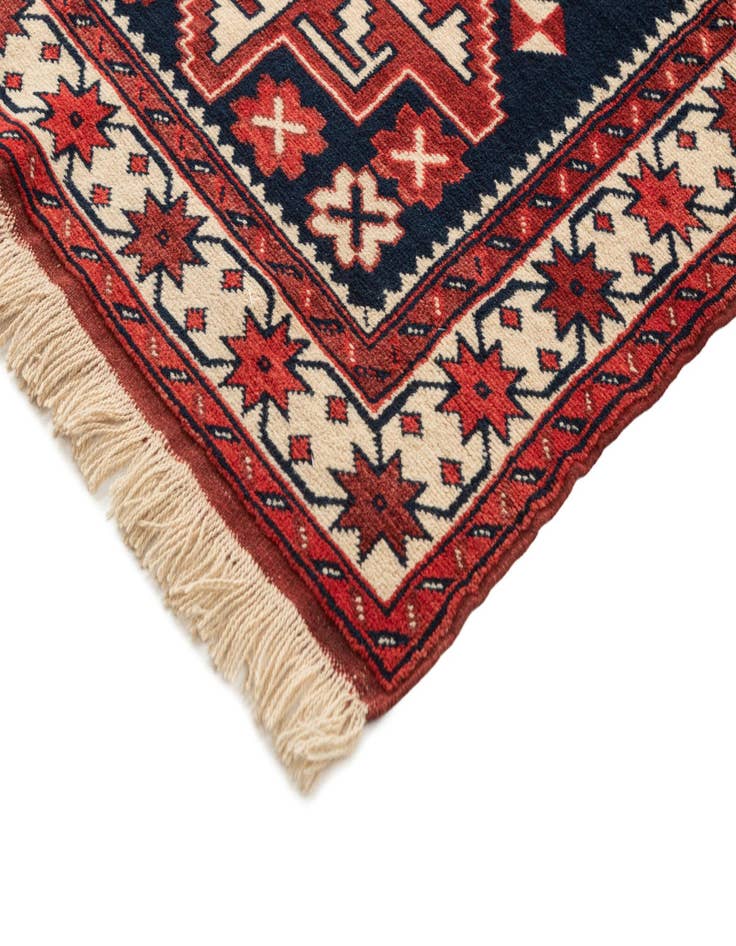 Detail image of  3' 3 x 6'  Hand Knotted Anatolian Oriental Wool Runner Rug