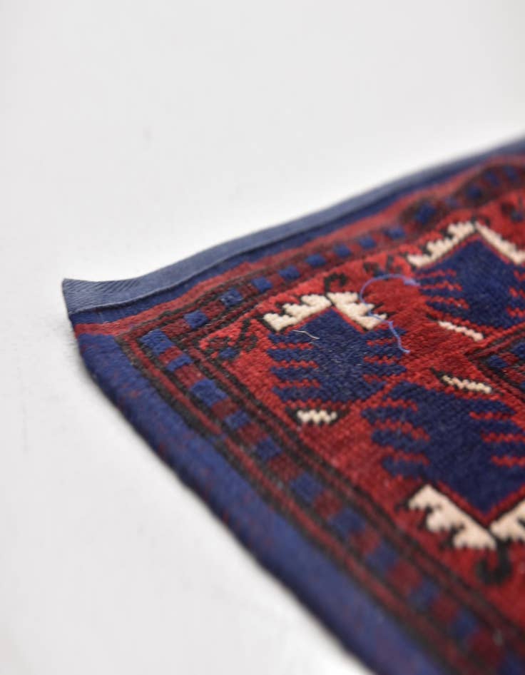 Detail image of  3' 8 x 6' 10  Hand Knotted Anatolian Wool Runner Rug