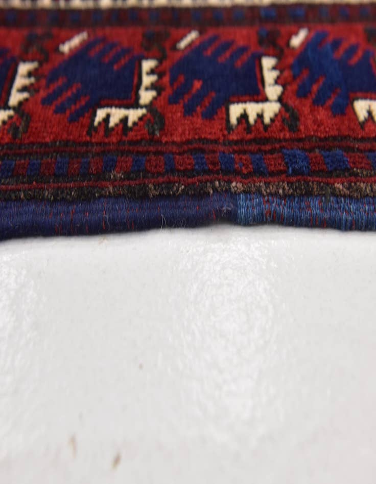 Detail image of  3' 8 x 6' 10  Hand Knotted Anatolian Wool Runner Rug