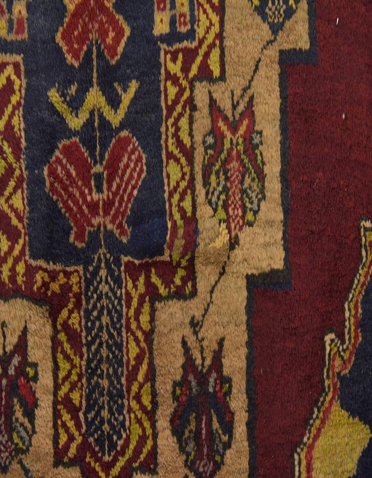 Detail image of  5' 4 x 9' 10  Hand Knotted Anatolian Wool Runner Rug