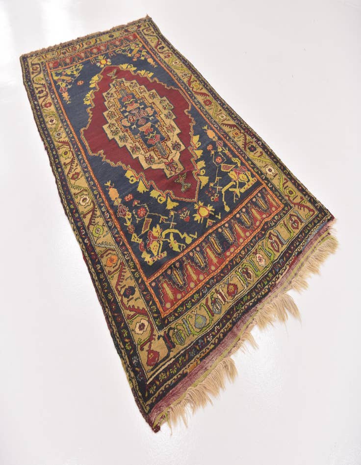 Detail image of  5' 4 x 9' 10  Hand Knotted Anatolian Wool Runner Rug