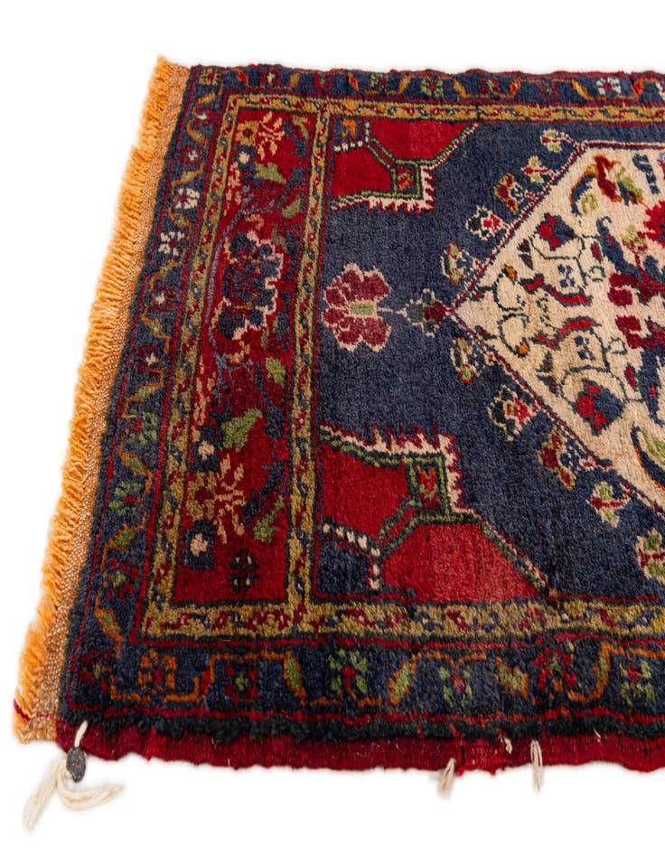 Detail image of  1' 9 x 3' 8  Hand Knotted Anatolian Wool Runner Rug