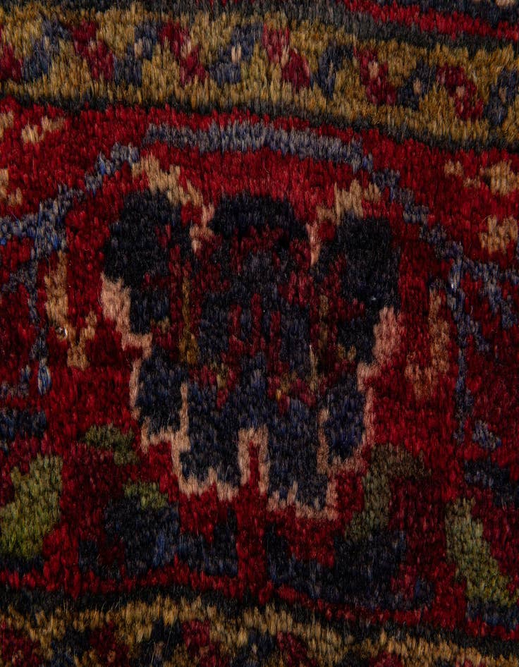 Detail image of  1' 9 x 3' 8  Hand Knotted Anatolian Wool Runner Rug