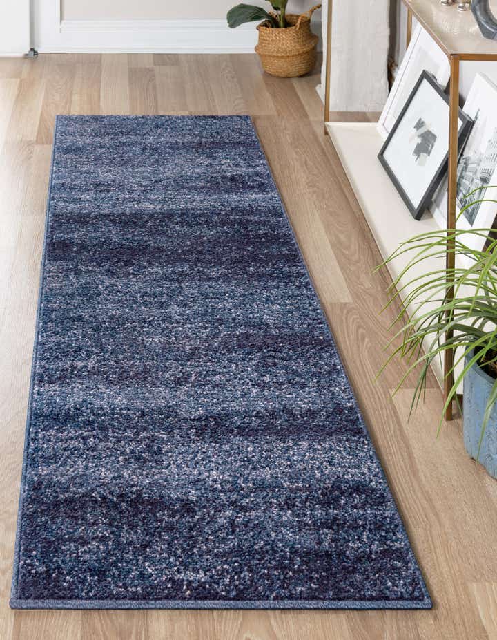 Navy Blue 2' x 6' Angelica Runner Rug | Rugs.com