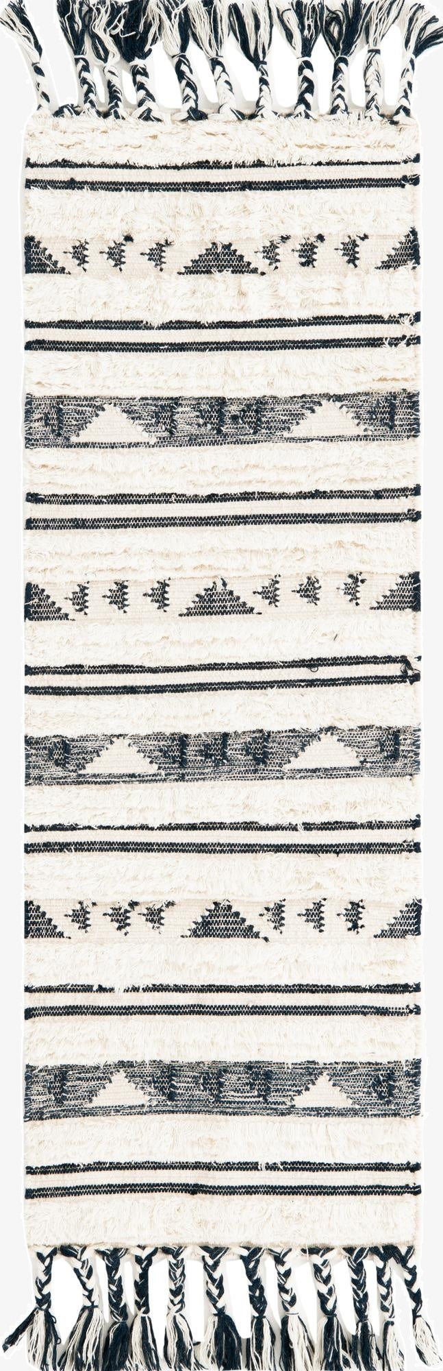  2' 2 x 6' 1  Hand Woven Arizona Wool Runner Rug