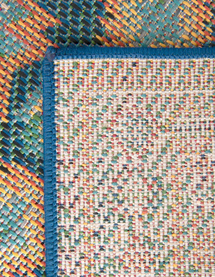 Detail image of  2' x 6' 1  Washable Baja Indoor / Outdoor Runner Rug