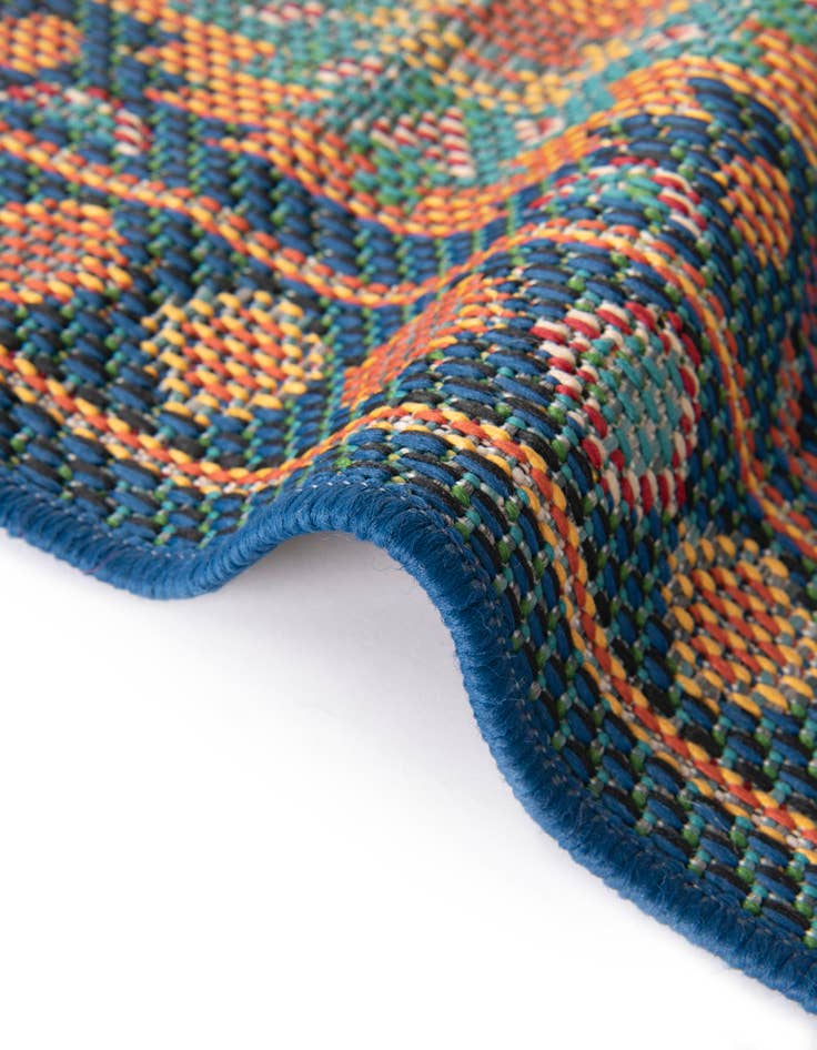 Detail image of  2' x 6' 1  Washable Baja Indoor / Outdoor Runner Rug