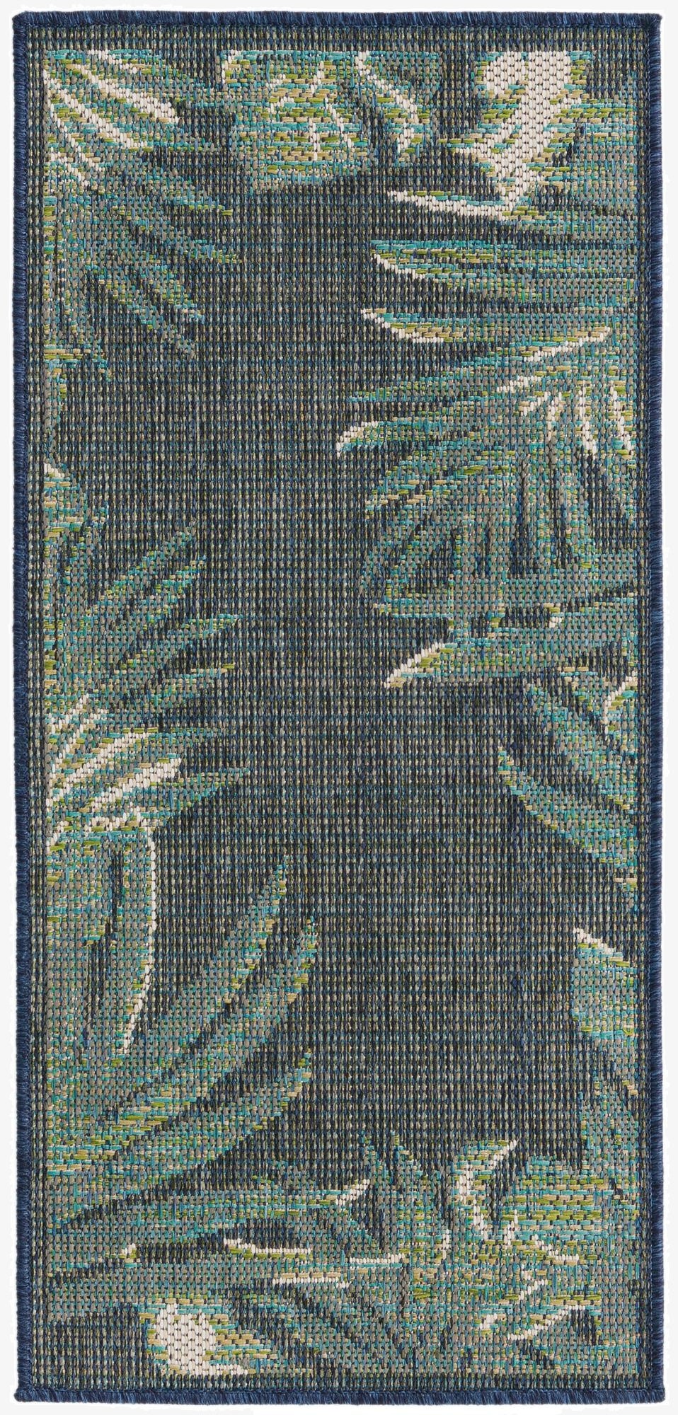  2' x 4'  Washable Baja Indoor / Outdoor Runner Rug