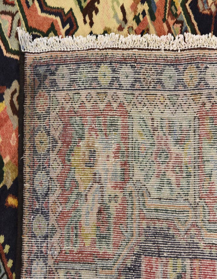 Detail image of 4' 10 x 9' 9 Hand Knotted Bakhtiar Persian Wool Runner Rug