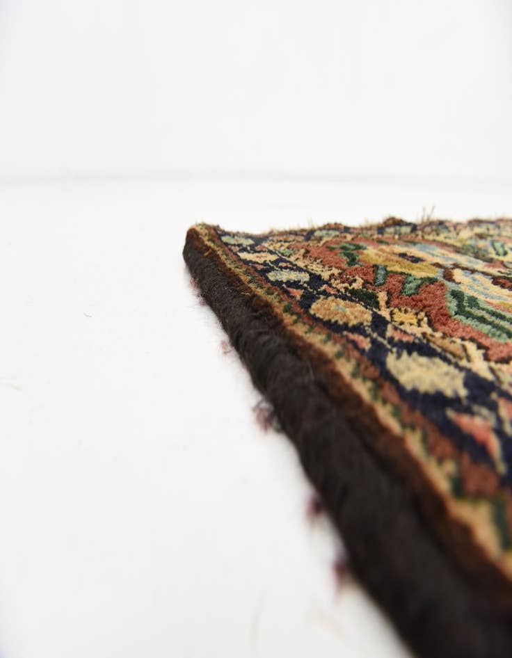 Detail image of 4' 10 x 9' 9 Hand Knotted Bakhtiar Persian Wool Runner Rug