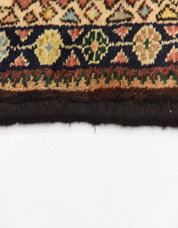 Detail image of 4' 10 x 9' 9 Hand Knotted Bakhtiar Persian Wool Runner Rug