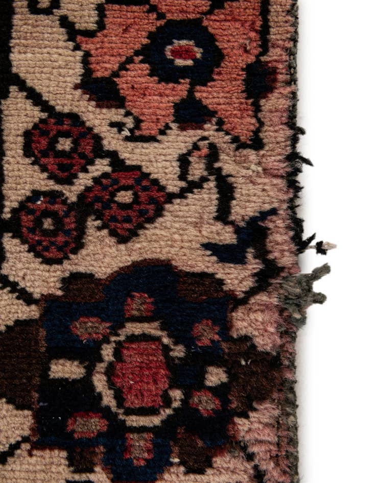Detail image of  5' 1 x 9' 7  Hand Knotted Bakhtiar Persian Wool Runner Rug