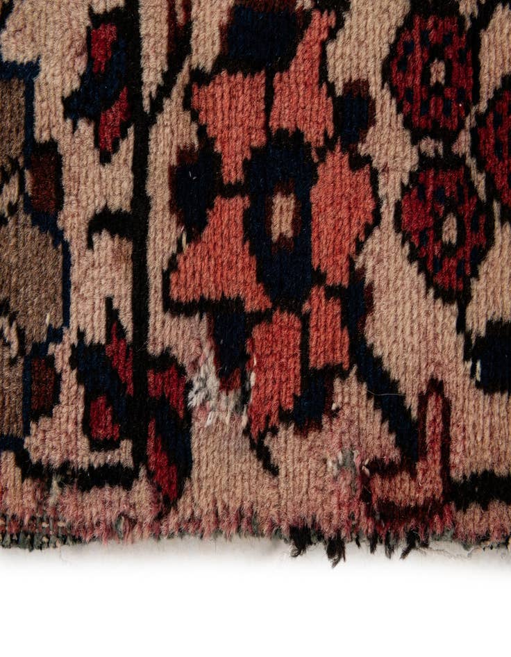 Detail image of  5' 1 x 9' 7  Hand Knotted Bakhtiar Persian Wool Runner Rug