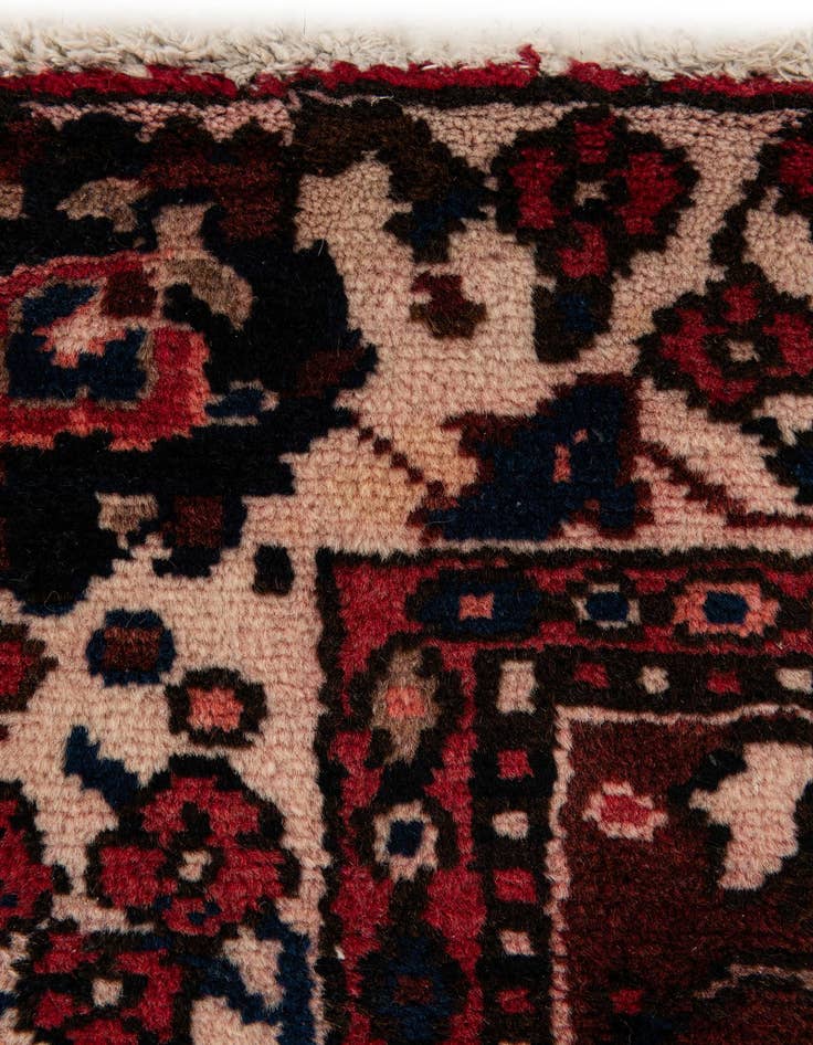 Detail image of  5' 1 x 9' 7  Hand Knotted Bakhtiar Persian Wool Runner Rug