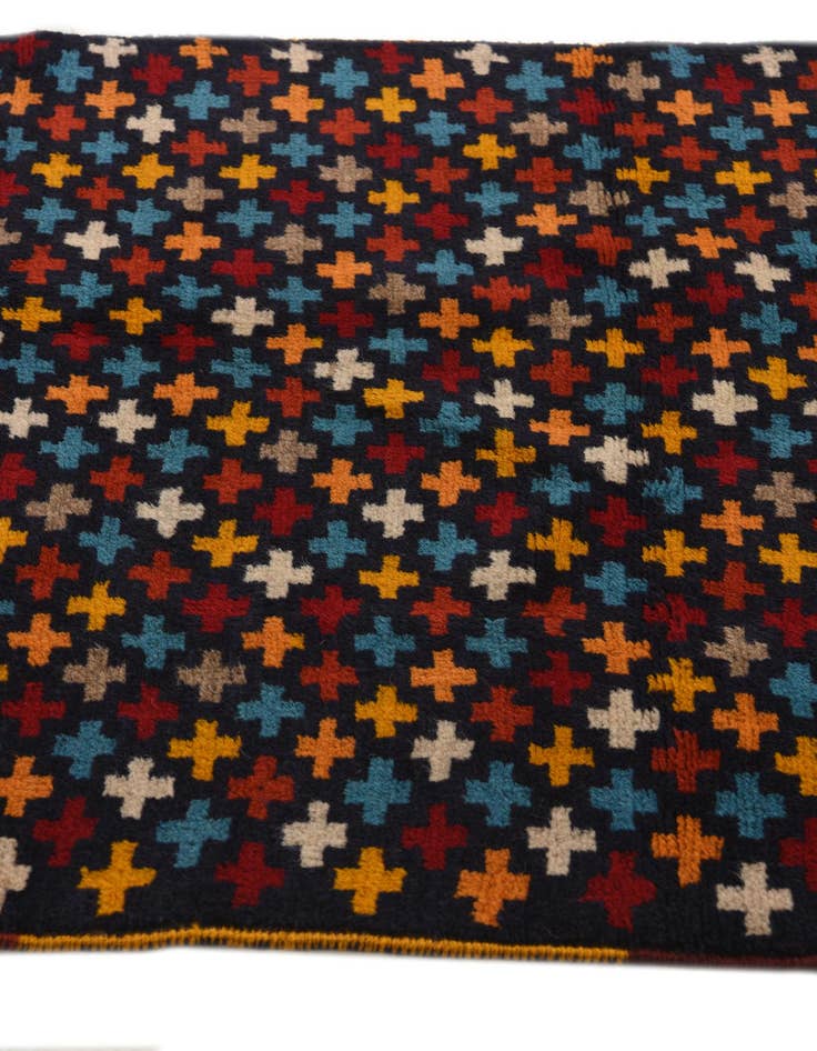 Detail image of  2' 9 x 10' 1  Hand Knotted Balouch Wool Runner Rug