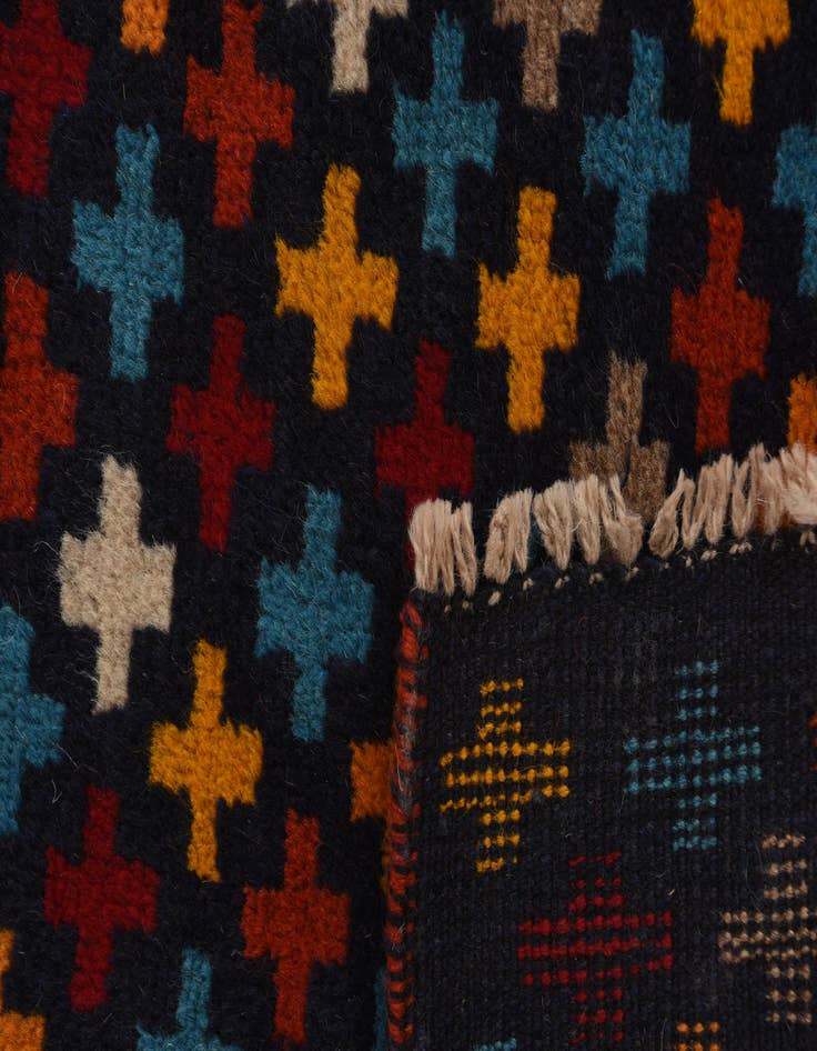 Detail image of  2' 9 x 10' 1  Hand Knotted Balouch Wool Runner Rug