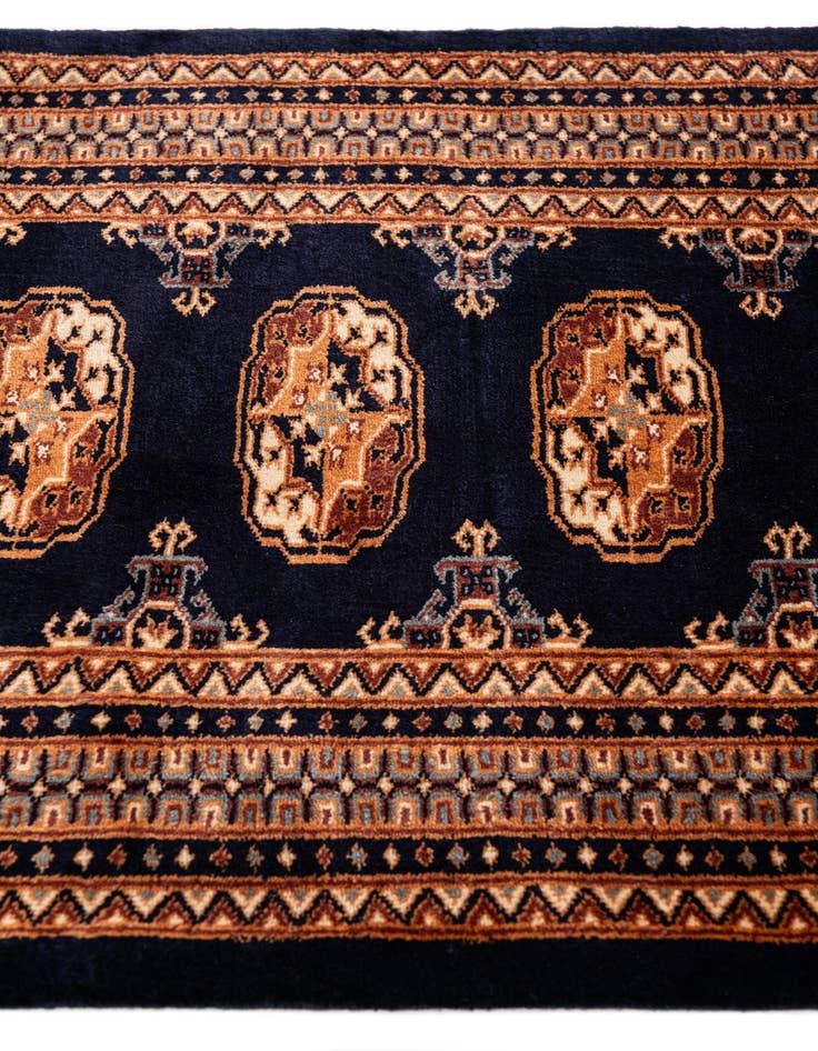 Detail image of  2' 7 x 12' 4  Hand Knotted Bokhara Oriental Wool Runner Rug