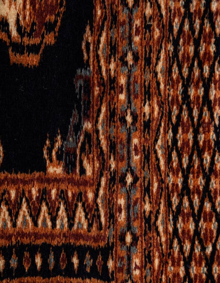 Detail image of  2' 7 x 12' 4  Hand Knotted Bokhara Oriental Wool Runner Rug
