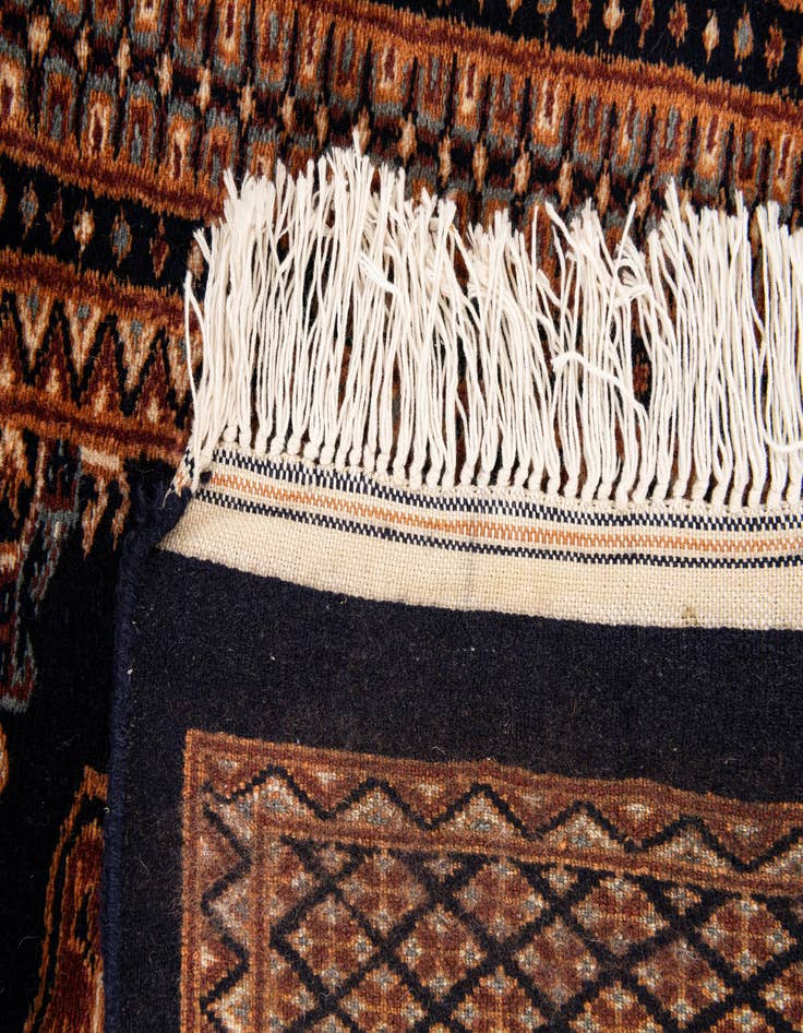Detail image of  2' 7 x 12' 4  Hand Knotted Bokhara Oriental Wool Runner Rug