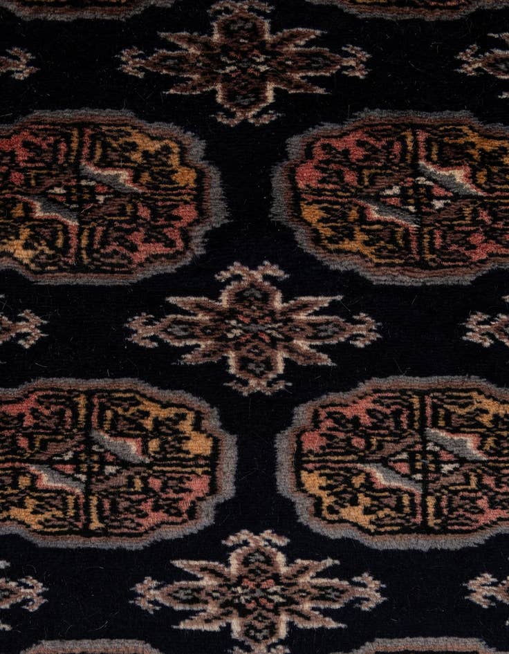 Detail image of  2' 1 x 6' 2  Hand Knotted Bokhara Oriental Wool Runner Rug