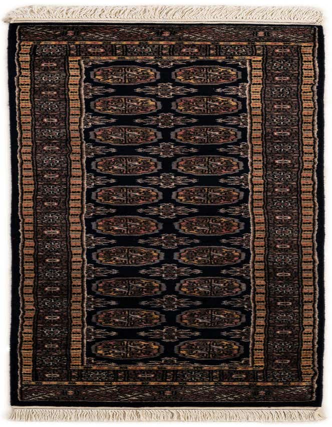 Primary image  2' 1 x 6' 2  Hand Knotted Bokhara Oriental Wool Runner Rug