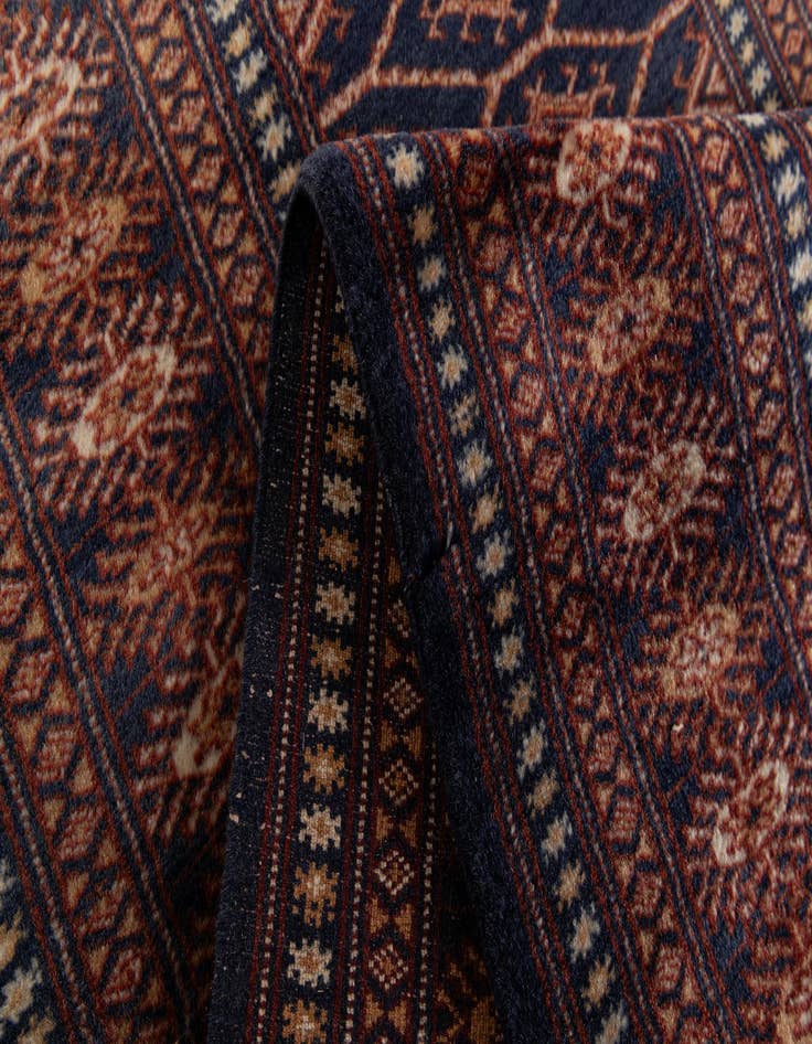 Detail image of  2' 10 x 10' 6  Hand Knotted Bokhara Oriental Wool Runner Rug