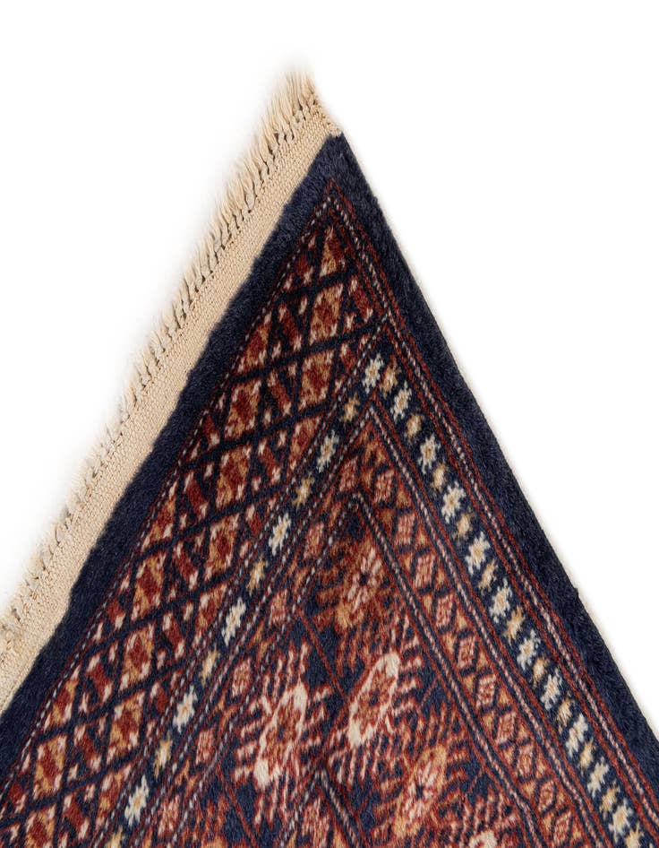 Detail image of  2' 10 x 10' 6  Hand Knotted Bokhara Oriental Wool Runner Rug