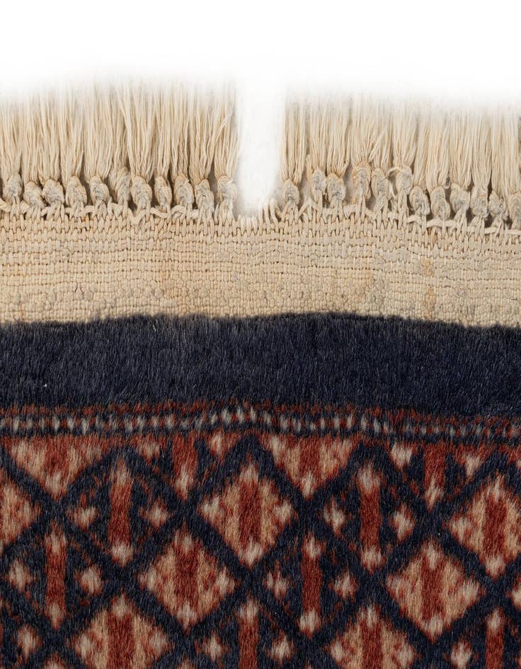 Detail image of  2' 10 x 10' 6  Hand Knotted Bokhara Oriental Wool Runner Rug