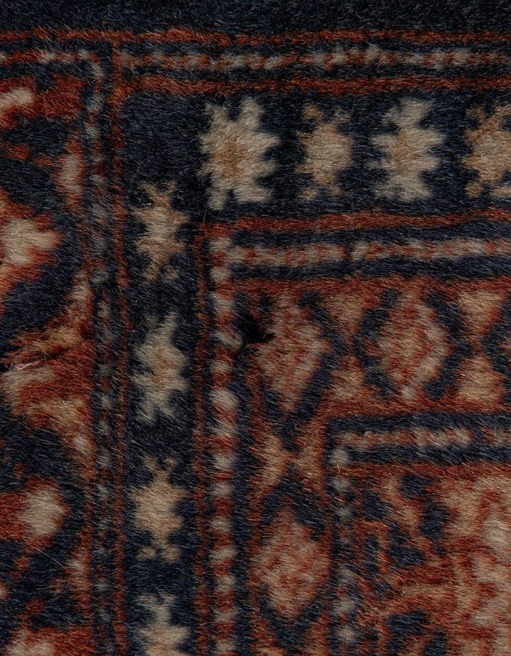 Detail image of  2' 10 x 10' 6  Hand Knotted Bokhara Oriental Wool Runner Rug
