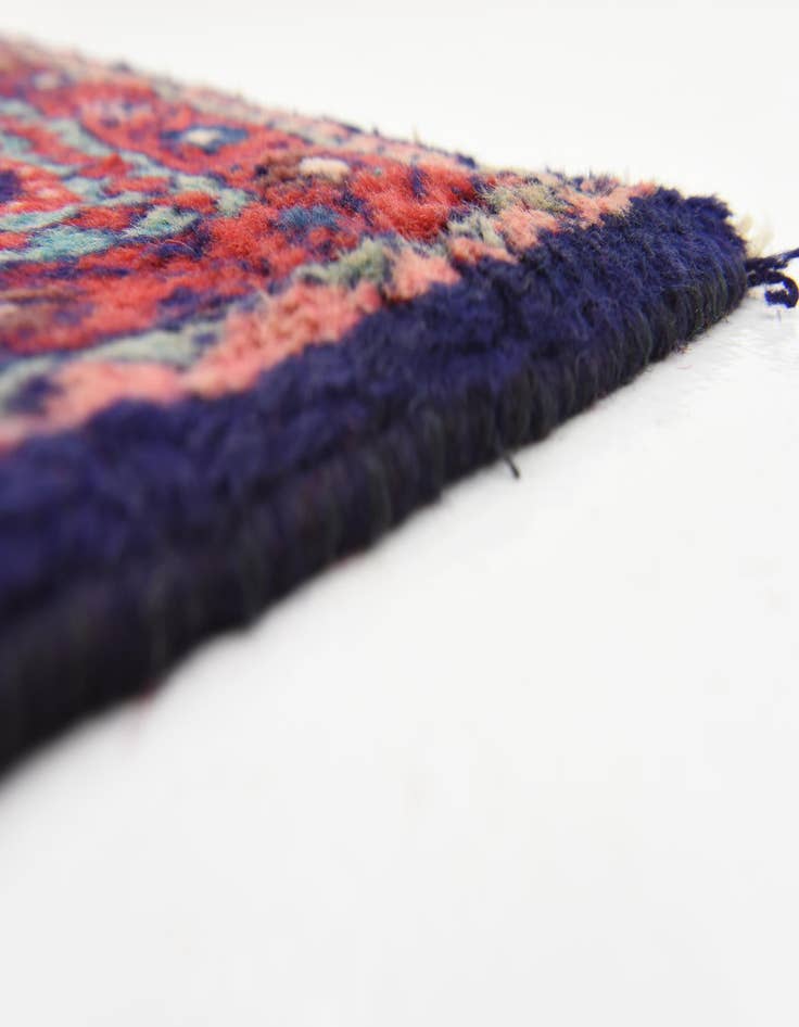 Detail image of  3' 7 x 9' 8  Hand Knotted Botemir Persian Wool Runner Rug