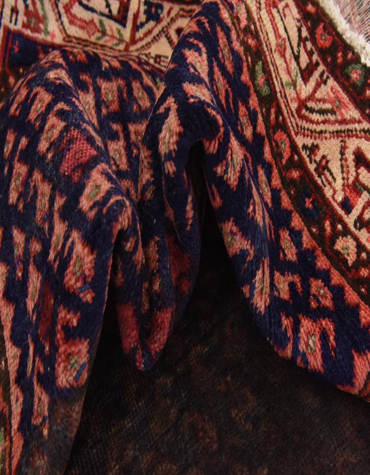 Detail image of  3' 7 x 10'  Hand Knotted Botemir Persian Wool Runner Rug