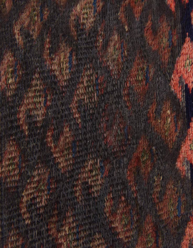 Detail image of  3' 7 x 10'  Hand Knotted Botemir Persian Wool Runner Rug