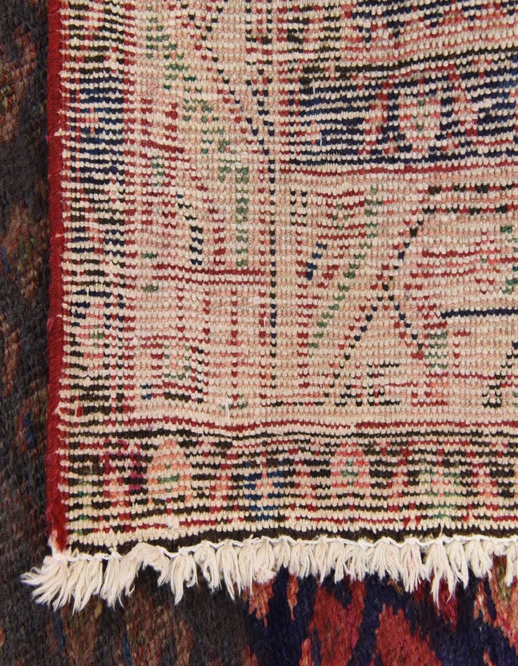 Detail image of  3' 7 x 10'  Hand Knotted Botemir Persian Wool Runner Rug