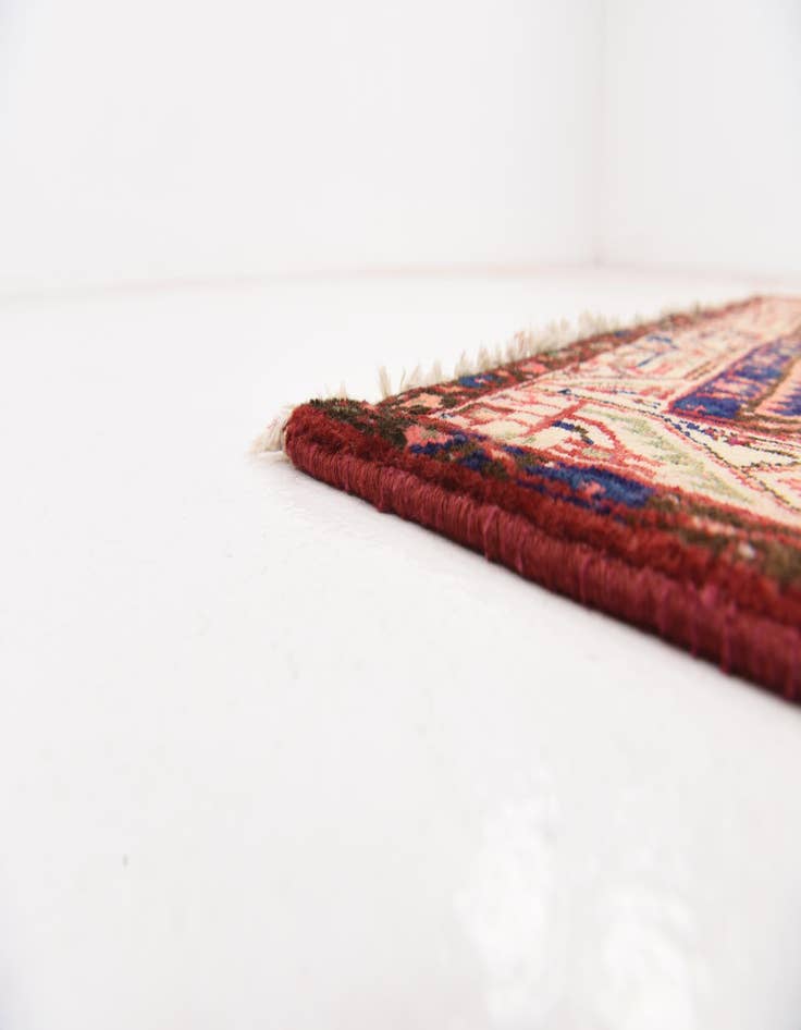 Detail image of  3' 7 x 10'  Hand Knotted Botemir Persian Wool Runner Rug