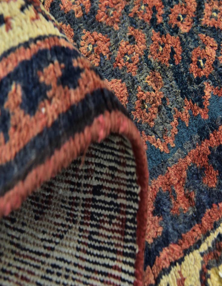 Detail image of  3' 5 x 10' 2  Hand Knotted Botemir Persian Wool Runner Rug