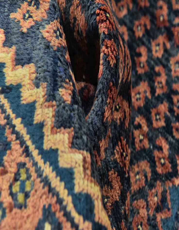 Detail image of  3' 5 x 10' 2  Hand Knotted Botemir Persian Wool Runner Rug