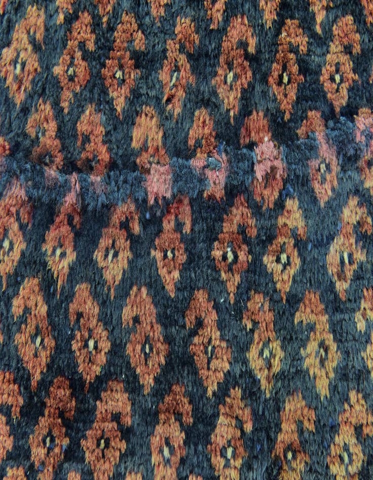 Detail image of  3' 5 x 10' 2  Hand Knotted Botemir Persian Wool Runner Rug