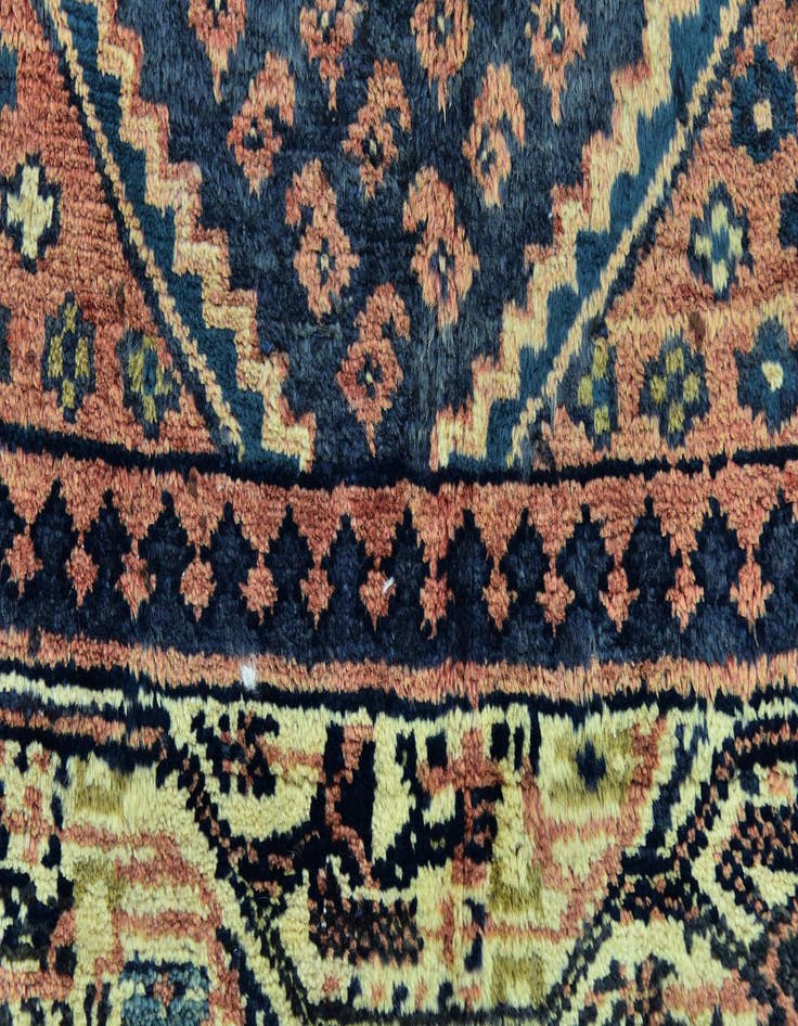 Detail image of  3' 5 x 10' 2  Hand Knotted Botemir Persian Wool Runner Rug