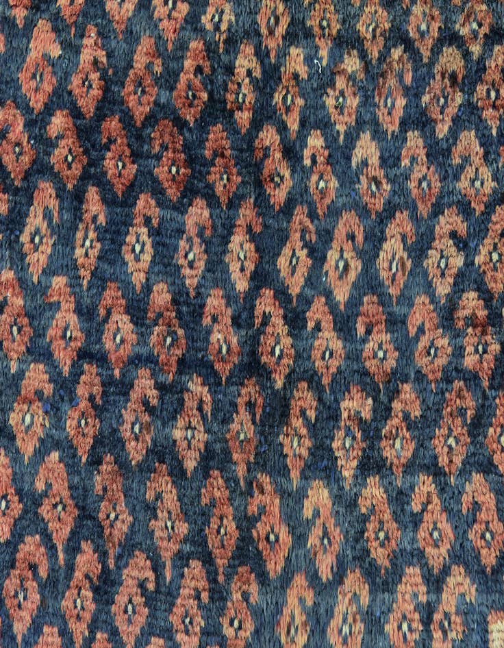 Detail image of  3' 5 x 10' 2  Hand Knotted Botemir Persian Wool Runner Rug