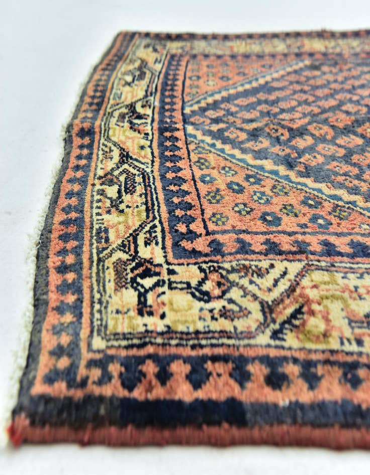 Detail image of  3' 5 x 10' 2  Hand Knotted Botemir Persian Wool Runner Rug