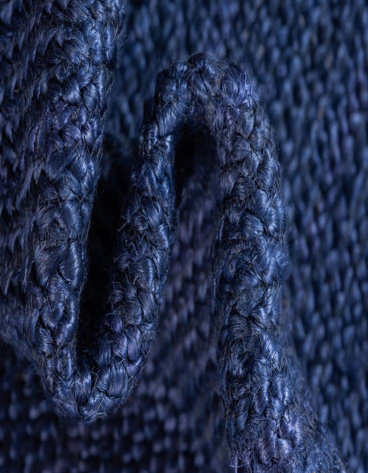Detail image of  2' 7 x 6' 1  Hand Braided Jute Runner Rug