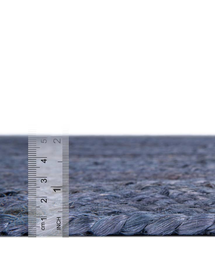 Detail image of  2' 7 x 6' 1  Hand Braided Jute Runner Rug