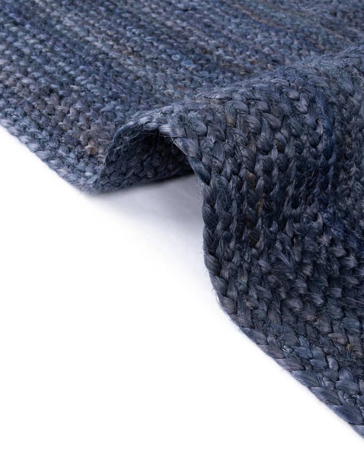 Detail image of  2' 7 x 6' 1  Hand Braided Jute Runner Rug