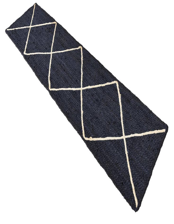 Detail image of  2' 2 x 8' 2  Hand Braided Jute Runner Rug